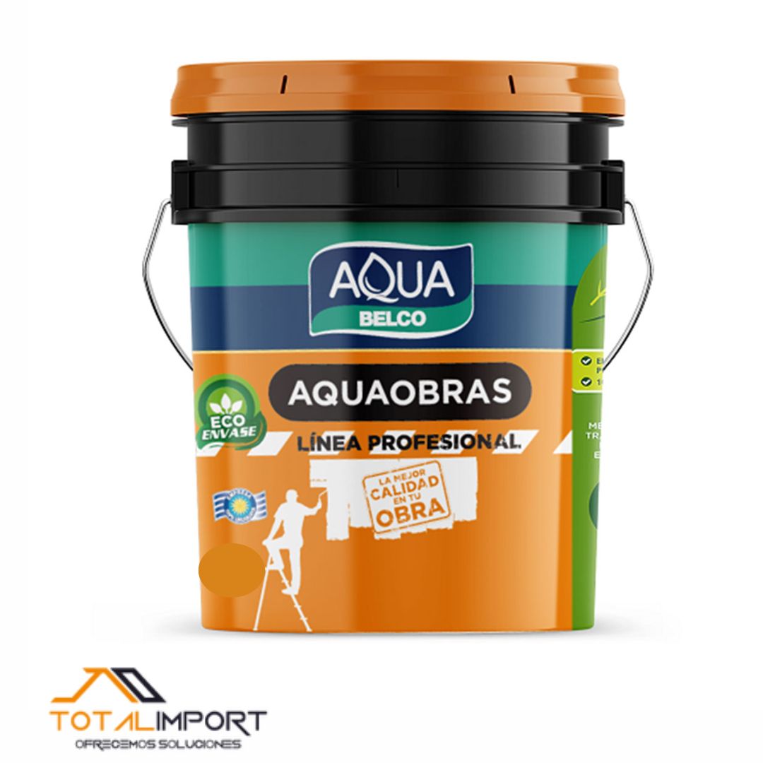 LATEX INT / EXT AQUA OBRAS 18lts - Pinturas | Servimport