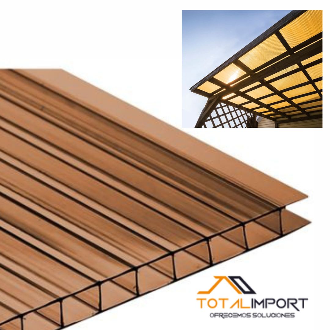 POLICARBONATO 6 x 2100 x 5800 BRONCE - Policarbonato | Servimport