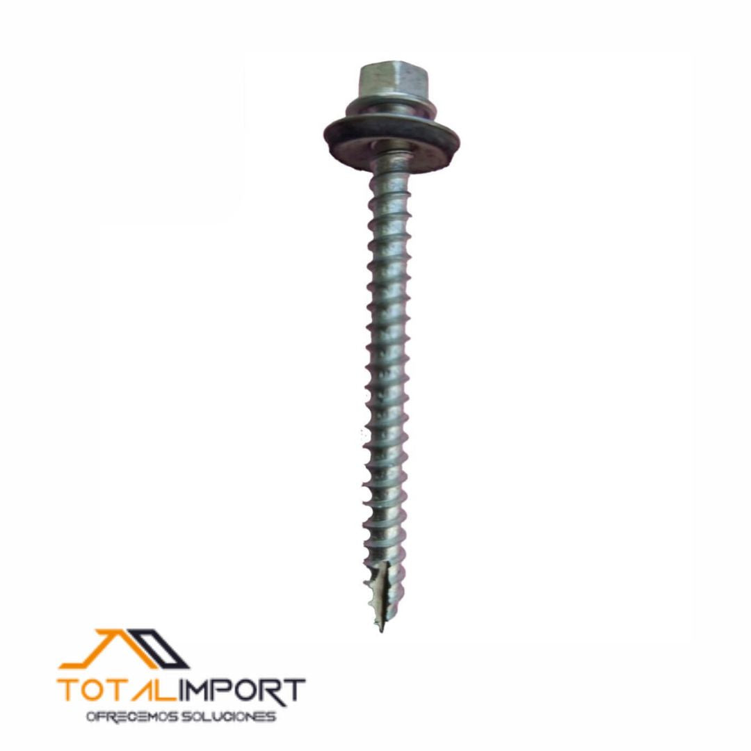 TORNILLO HEX. PUNTA CALADA COMP. 5.5 X 50 MM - Tornillos | Servimport