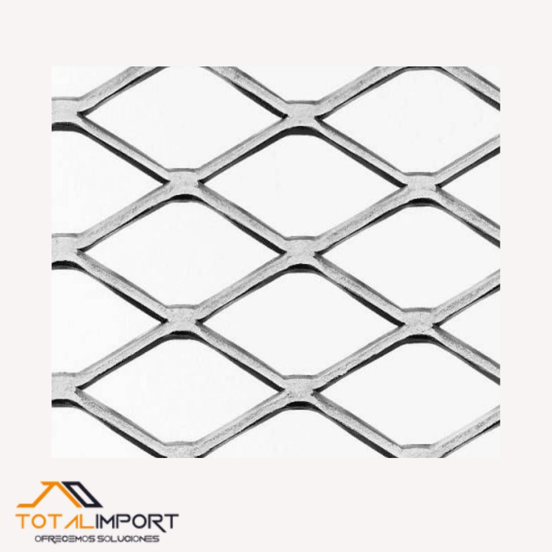 METAL DESPLEGADO 50x20x1.5×3 (1×5.85) NARANJA - Metales Desplegados | Servimport