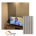 PANEL WPC BEIGE GRISACEO 16cm x 2.90mts x 2.40mm - Revestimiento interiores | Servimport