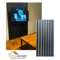 PANEL WPC NEGRO 16cm x 2.90mts x 2.40mm - Revestimiento interiores | Servimport