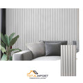 PANEL WPC BLANCO GRISACEO 16cm x 2.90mts x 2.40mm - Revestimiento interiores | Servimport