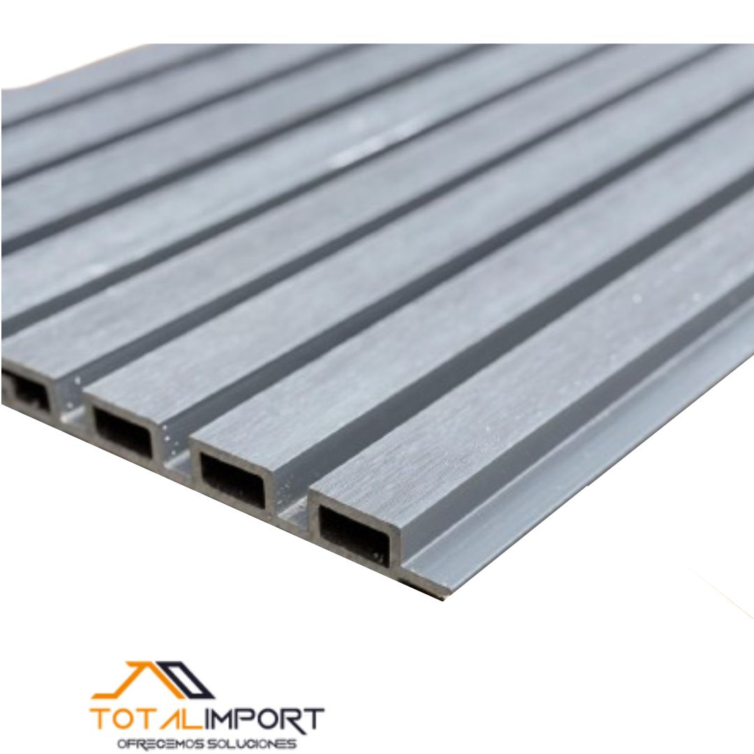 REVESTIMIENTO EXTERIOR GRIS WPC 0.20 x 4 mt x 25 mm - Revestimiento exterior | Servimport