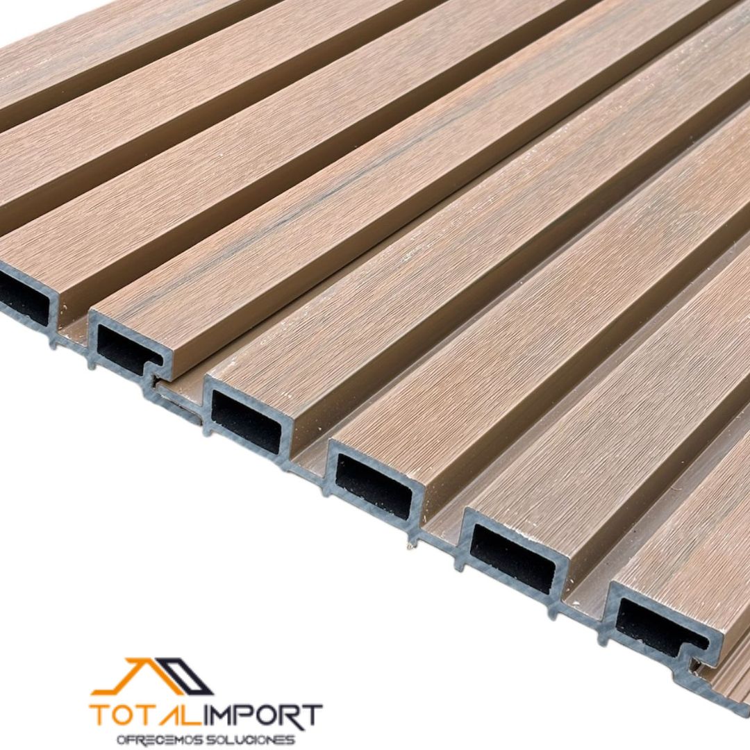 REVESTIMIENTO EXTERIOR ROBLE WPC 0.20 x 4 mt x 25 mm - Revestimiento exterior | Servimport