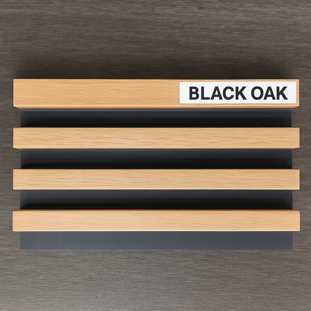 REVESTIMIENTO PVC WALL PANEL BLACK OAK 2.9x160x24 - Revestimiento interiores | Servimport