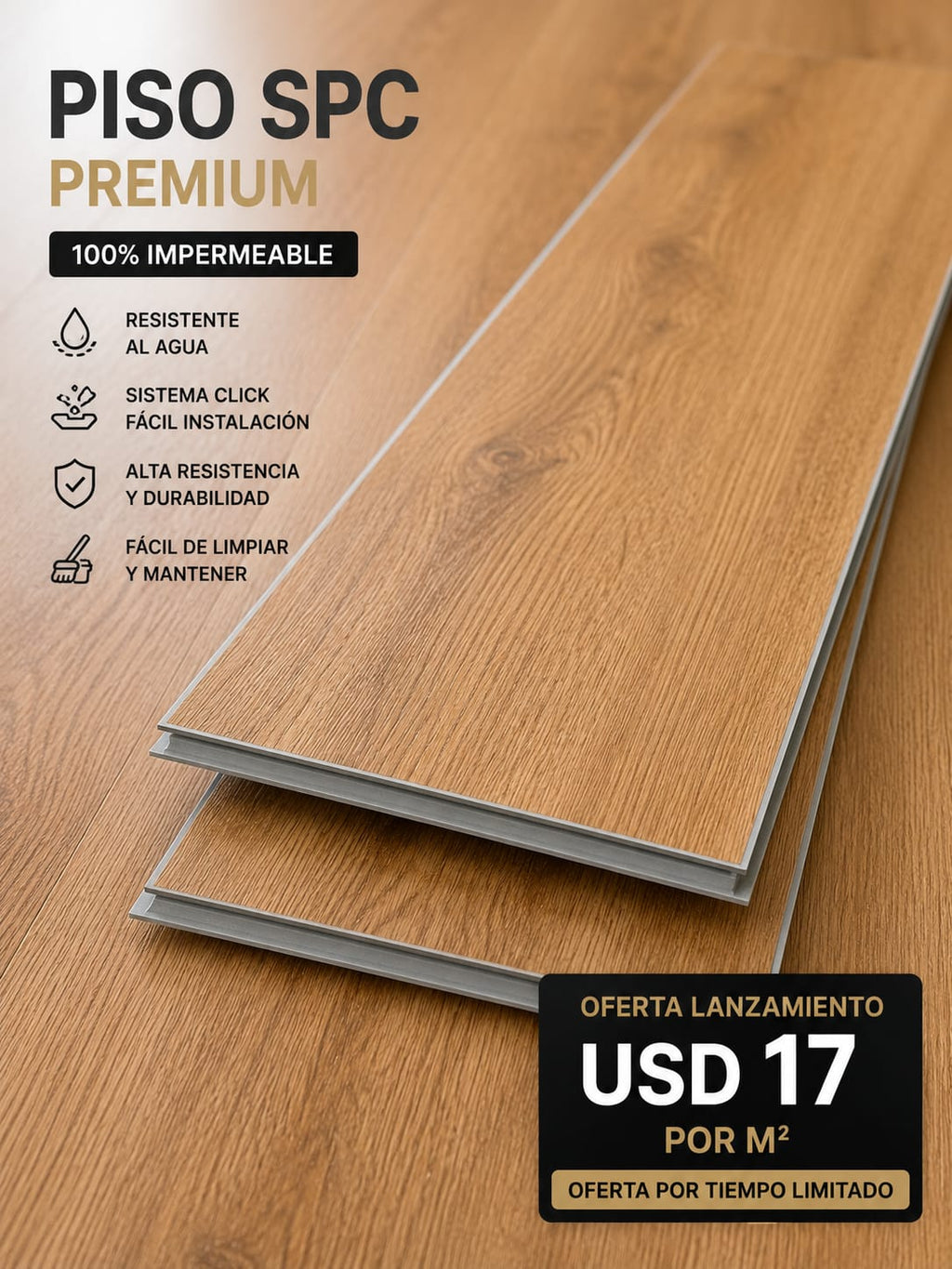 Piso SPC Premium